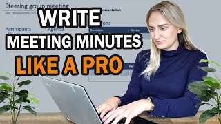 How to write meeting minutes LIKE A PRO With meeting minutes example [upl. by Namaan47]