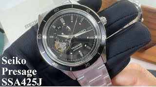 Seiko Presage 復古 SSA425J1 公開心 自動機械錶 黑色錶盤 一年保養 3380 wristwatches seikopresage [upl. by Euginom16]