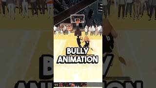 BULLY ANIMATION IS A GLITCH👀 in NBA2k24 2kshorts nba2k24 2k24community [upl. by Nick]