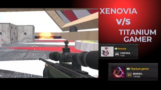 Combat Reloaded PvP Xenovia Vs Titanium Gamer  AWM Sniper PvP [upl. by Nainatrad747]