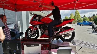 2005 Suzuki SV1000S On The Dyno [upl. by Bethesda]