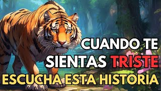 El Tigre TRISTE que enseño a Recuperar Motivacion ➤ Cuento Budista del Tigre que supero la DEPRESION [upl. by Fisken]