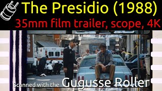 The Presidio 1988 35mm film trailer scope 4K [upl. by Ahsinyar]