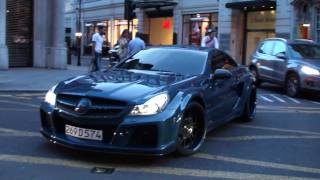 FAB Design Mercedes SL Ultimate SL65  Driving Scenes Revs Walkaround [upl. by Sassan]