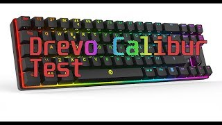 Drevo Calibur  Test Kabellose mechanische Tastatur mit RGBBeleuchtung [upl. by Shannen178]