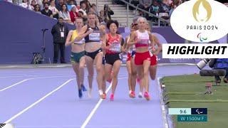 Paralympic Athletics Womens 1500m T20 Highlights 2024  BieganowskaZając Clinches Polend Gold [upl. by Id]