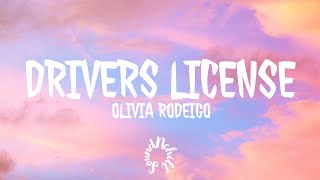 Olivia Rodrigo  Drivers License Lyrics [upl. by Sawyere]