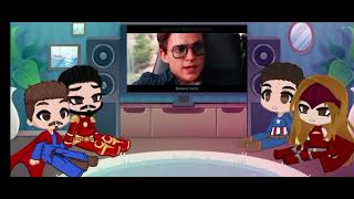 vingadores reagindo a o rap do homem aranha eu te amo mil milhões [upl. by Carla466]