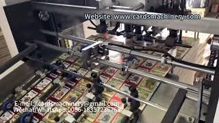 PK108110 Automatic 800gsm Lamination Film Paper Cards Collating Matching Machine [upl. by Airetal]