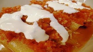 Receta para preparar enchiladas de picadillo de pollo Cocinando con Yahir  Enchiladas de pollo [upl. by Snowman637]