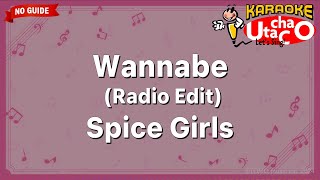 Wannabe radio Edit – Spice Girls Karaoke no guide [upl. by Aridan]