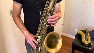 Selmer Reference 54 Tenor Saxophone Demo wwwdcsaxcom [upl. by Graeme]