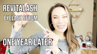 Revitalash Eyelash Serum  One year update [upl. by Allecram857]