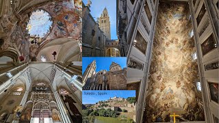 Toledo former capital and UNESCO World Heritage in Spain Toledo Cathedral [upl. by Lleynod]