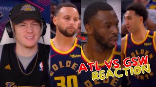 Reacting to Warriors vs Hawks Regular Season Game [upl. by Griffiths]