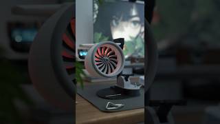 Ingenious Handmade JETFAN Desktop Turbofan with Humidifier and Tail Flame JETFAN HandmadeFan [upl. by Nylesaj]