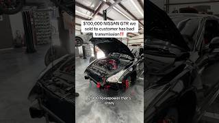 Nissan GTR transmission broke after customer bought we fixed it cardealer nissangtr gtr cars [upl. by Battat]