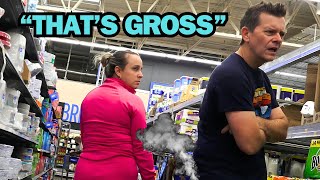 The Pooter  Lady is disgusted by farting man at Walmart  Jack Vale [upl. by Malas]