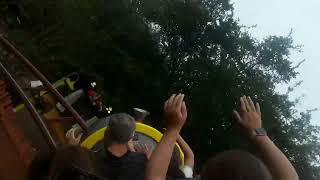 Woody Woodpecker Nuthouse Rollercoaster at Universal Studios Orlando [upl. by Arutek]