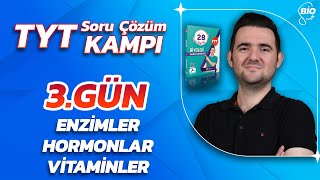 Enzimler Hormonlar Vitaminler Soru Çözümü  21 Günde TYT Biyoloji Kampı3 [upl. by Hutchinson63]