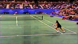 Monica Seles vs Martina Hingis 1998 US Open quarterfinals [upl. by Gnod]