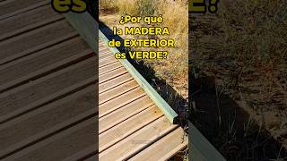 ¿Por qué la MADERA para EXTERIOR es VERDE [upl. by Marte286]