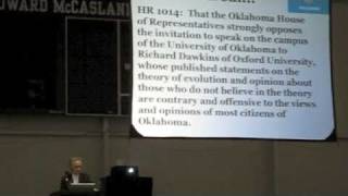 Richard Dawkins Responds to OK Resolution [upl. by Nnylimaj270]