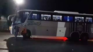 Latenight journey begins Tahmeed Bus heads to Dar es Salaam from Mombo Station [upl. by Enibas]