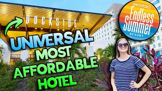 FULL Endless Summer Dockside Resort Tour Universal Orlandos MOST AFFORDABLE Hotel [upl. by Amocat730]