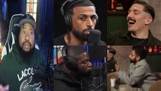 Flagrant vs FampF DJ Akademiks reacts to Andrew Schulz amp Myron going back amp forth online [upl. by Anyek]