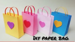 How to make paper bagVery easy [upl. by Laitselec740]