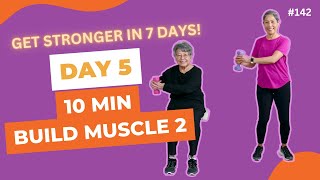 DAY 5 10 Minute Strength Workout for Seniors Beginners [upl. by Gertrudis]