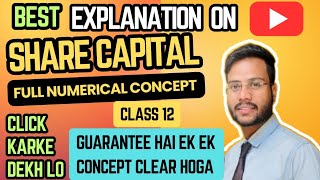 Accounting for share capital class 12  Shivlal Question 1 amp 2 solution  Journal entry account [upl. by Charteris]