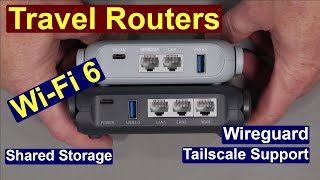 GLiNet GLMT3000 and GLAXT1800 WiFi 6 Travel Routers [upl. by Tawsha]