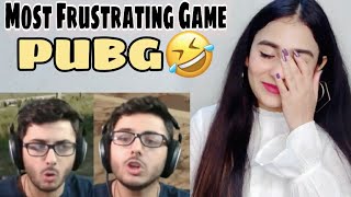 Carryminati PUBG AdventureNew event Frustrating Games  Carryislive  Illumi Girl Reaction [upl. by Rizan]