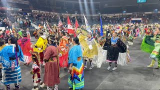 The Grand Entry at the International Peace Powwow amp Festival 🥁🪶•yql southernalberta lethbridge [upl. by Muhan]