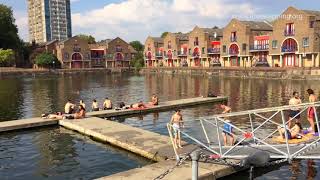 Shadwell Basin swimmers [upl. by Kalinda]