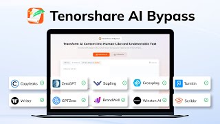 Tenorshare AI Bypass  How to Humanize AI Text And Bypass ALL AI Content Detectors 2024 [upl. by Arch425]