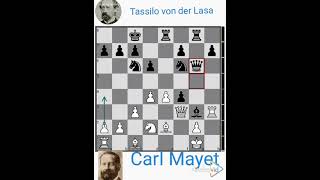 Carl Mayet vs Tassilo von der Lasa year 1839 [upl. by Kolva335]