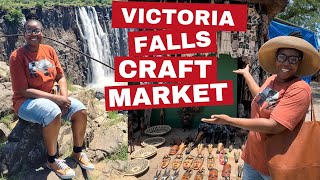 Victoria Falls craft market [upl. by Modern]