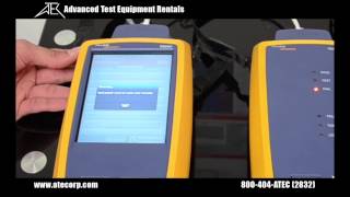 How to Use the Fluke Versiv Series Part 1 DSX50008000 Cable Certifier [upl. by Teraj163]