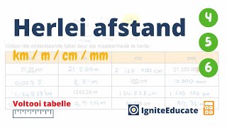 Herlei afstand en lengte km  m  cm  mm [upl. by Margarita184]