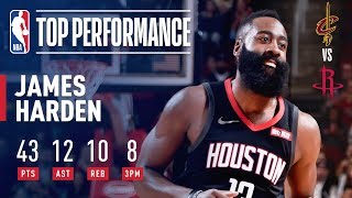 James Harden Records HISTORIC 40Point TripleDouble  January 11 2019 [upl. by Emixam]