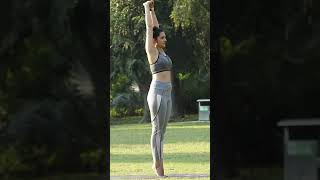 Tadasana Mountain Pose  Yoga Tutorial for Alignment and Grounding tadasana yoga trending [upl. by Tabbatha325]