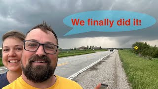 First Tornado Intercept Iowa Twins [upl. by Anavoj331]