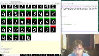 JJ07 MNIST Machine Learning Examples in JavaScript using Deeplearnjs [upl. by Sigismundo]