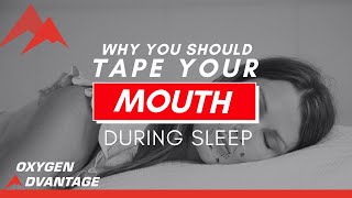 Why You Should Tape Your Mouth During Sleep  MyoTape [upl. by Foley]