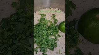 Easy CilantroLime Rice easyrecipe rice budgetmeals shortvideo food fyp foodie [upl. by Aitselec629]