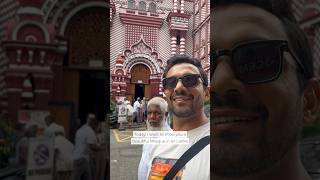 The beautiful red mosque in Sri Lanka 🥰 [upl. by Eelarual]