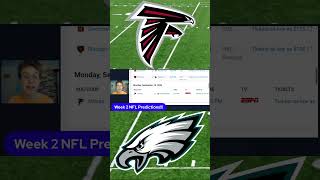 Falcons vs Eagles NFL Preview and Prediction  Week 2Will the Falcons or Eagles win on MNF nfl [upl. by Eveam]